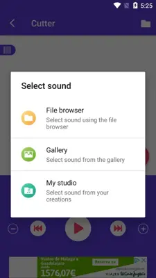 Music Editor android App screenshot 4